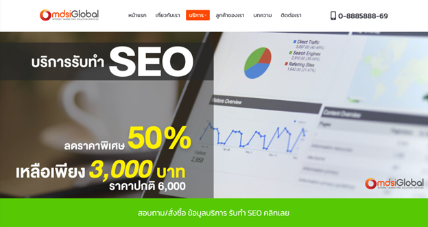 บริษัทรับทำ SEO MdsiGlobal